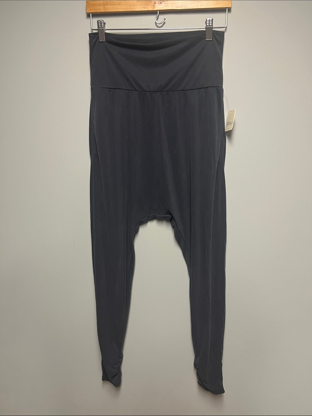 Free People Charcoal Black Harem Joggers